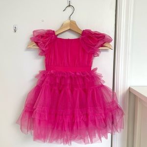 Ivy City Co. Mini Pixie Dress in Hot Pink